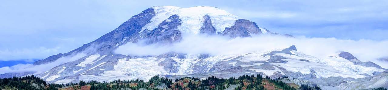 Banner image photo of Mount Rainier in the fall